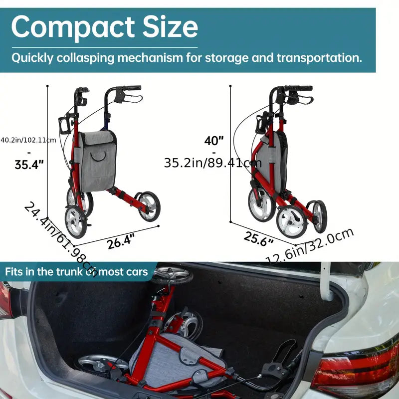 3-in-1 Ergonomic Walker | Aluminum Frame
