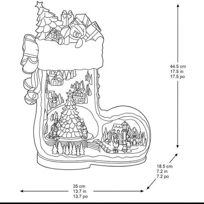 🎄 Boot-shaped Christmas decoration, brand new and unopened, Christmas ornaments 🎅🏻